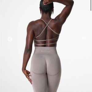 NVGTN Taupe Invincible Seamless Bra Size Small